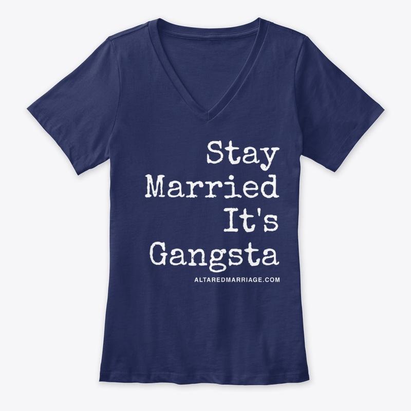 Stay Married VNeck Tees